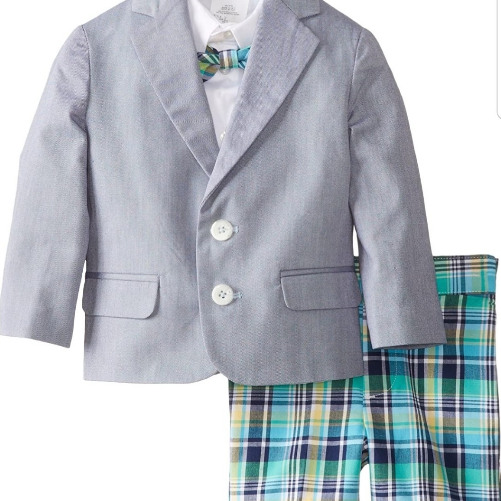 Izod suit set with polo and bow tie